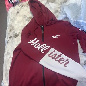 Hollister zip up jacket